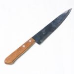 Нож кухонный деревянная ручка 8