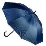 Зонт-трость, полуавтомат, пластм ручка, d=97см, 10 спиц, ткань (044731)