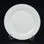 тарелка белая фарфор плоская 9