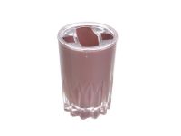 Стакан для зубных щеток Pitta, цвет розовый, акрил 500503-2/48