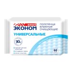 Влажные полотенца, Smart эконом, 60 шт, для всей семьи универсальные