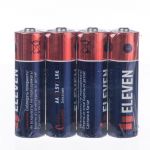 Батарейка Eleven AA (LR6) алкалиновая, OS40, уп/4шт, 40/720, (БЕЗ Ш/К)