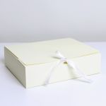 Коробка складная «Бежевая», 31 х 24,5 х 9 см