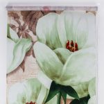 Штора рулонная «Тюльпаны белые», 60×200 см (с учётом креплений 3,5 см)