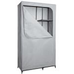 Шкаф-чехол для одежды Spaceo 75x160x45 см сталь/нетканый материал цвет светло-серый