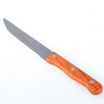 нож кухонный деревянная ручка лезвие 12см 503 
