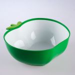 Салатник пластик 2л Яблочный рай зеленый) (уп.16) М6176