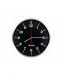 Часы настенные кварцевые Centek СТ-7100 Black черн + хром (30 см диам., круг, ПЛАВНЫЙ ХОД)