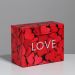 Пакет—коробка Love, 23 × 18 × 11 см